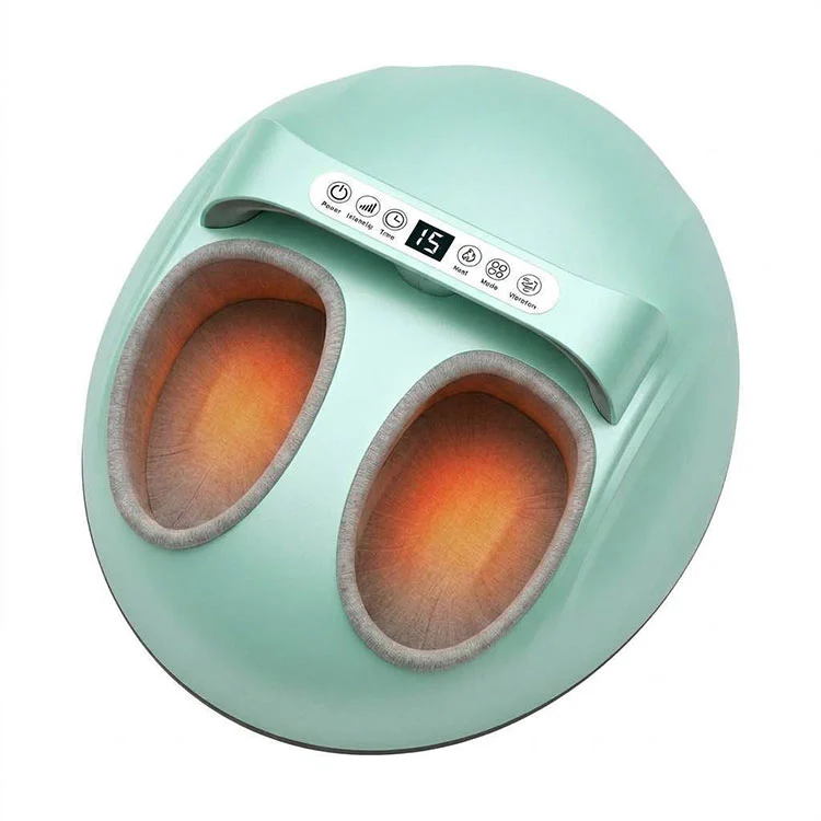 Massageador de pés vibratório frio e quente