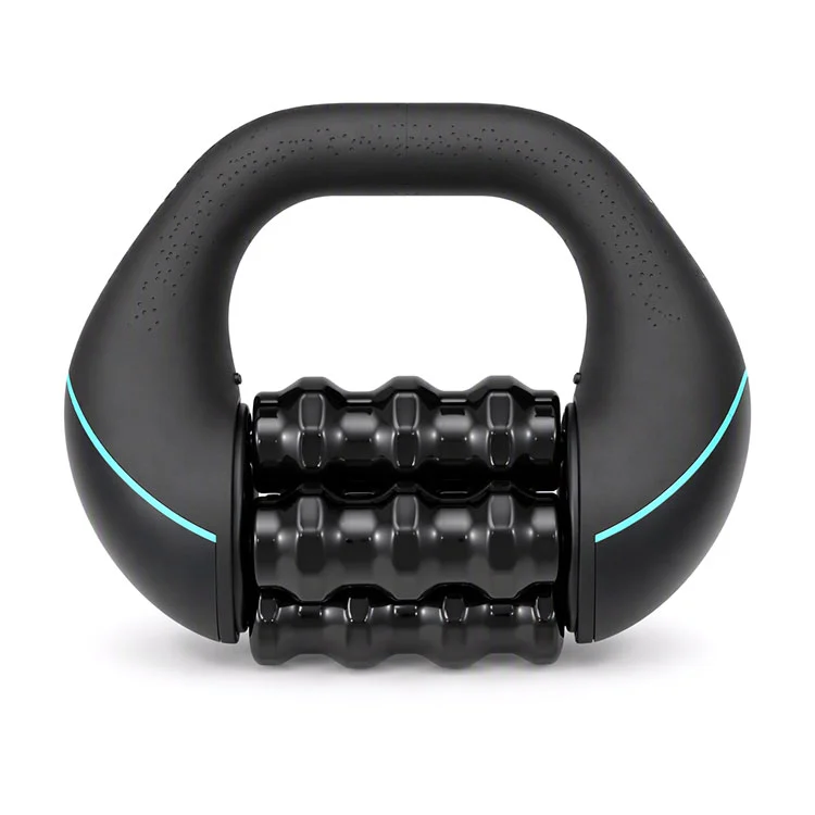 Mini massageador elétrico de cabeça de rolo